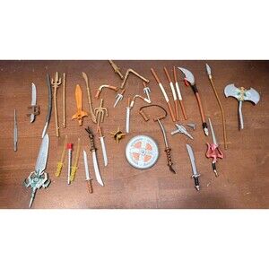 Vtg  weapons lot He-Man Masters Of The Universe tmnt teenage mutant ninja turtle